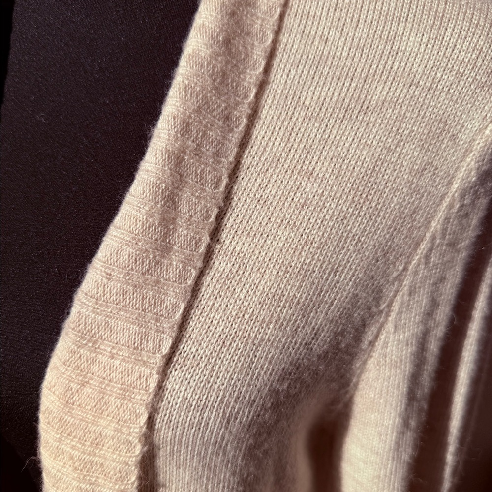 Doe & Rae Cream Open-Front Cardigan - Picture 4 of 4